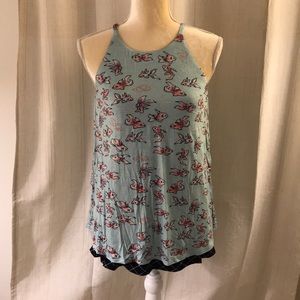 Anthropologie Porridge Pinkfish Tank Top